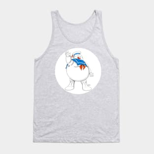 majin buu in marshmallow man cosplay Tank Top